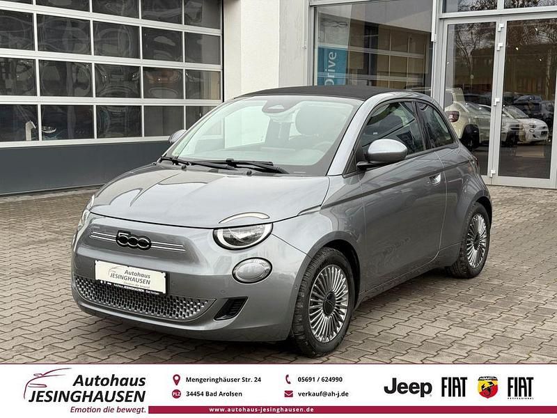 Mineral grau) (grau Gebraucht 2023 Fiat 500e Cabrio | 20.350 € (Superpreis) - Bild 1/4