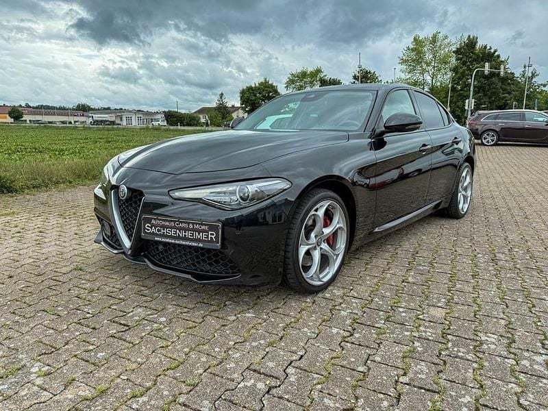 Colore esterno (nero vulcano, Gebraucht 2020 Alfa Romeo Giulia Veloce Limousine | 29.290 € (Fairer Preis) - Bild 1/4