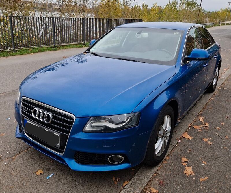 Blau Gebraucht 2008 Audi A4 S-Line Limousine | 6.555 € (Fairer Preis) - Bild 1/4