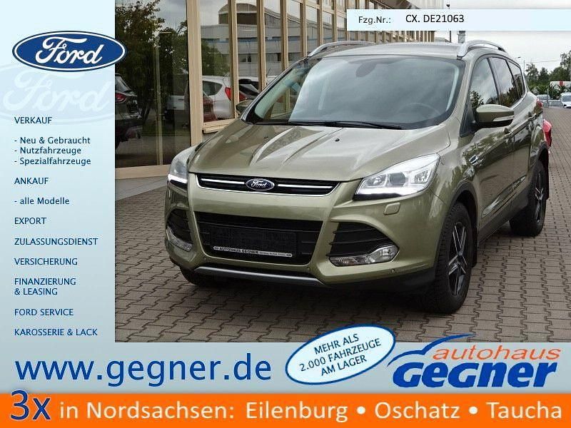 Grün Gebraucht 2014 Ford Kuga Titanium SUV | 5.940 € (Superpreis) - Bild 1/4