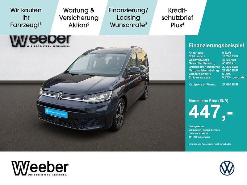Blau Gebraucht 2022 VW Caddy Dark Label Van / Kleinbus | 27.690 € (Etwas zu teuer) - Bild 1/4