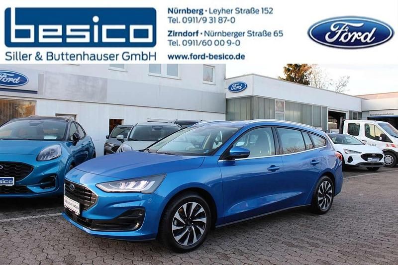 Gebraucht Ford Focus Titanium 155 PS (114 kW) 2024 Desertisland blue metallic Kombi