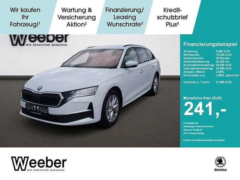 Weiß Gebraucht 2024 Skoda Octavia Selection Kombi | 27.980 € (Guter Preis) - Bild 1/4