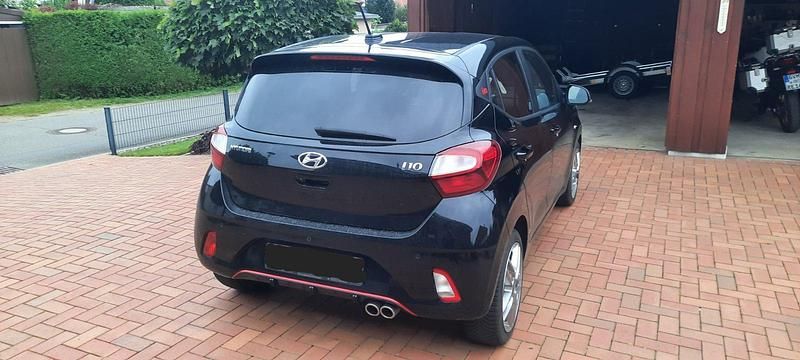 Schwarz Gebraucht 2020 Hyundai i10 N Line Kleinwagen | 11.500 € (Guter Preis) - Bild 1/4