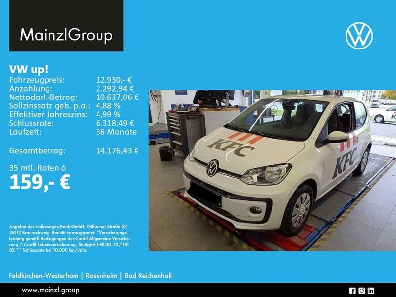 Gebraucht VW up! move up! 65 PS (47 kW) 2023 Weiß Kleinwagen