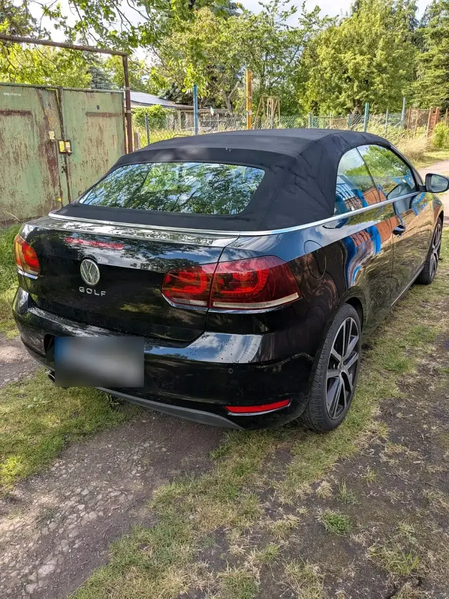 Gebraucht VW Golf Highline 160 PS (117 kW) 2011 Schwarz Cabrio