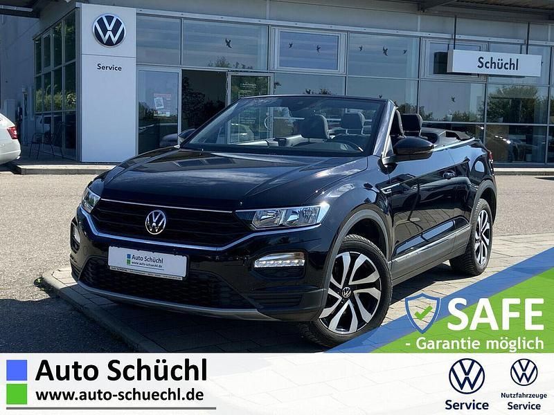 Schwarz Gebraucht 2021 VW T-Roc Cabriolet Cabrio | 25.470 € (Superpreis) - Bild 1/4