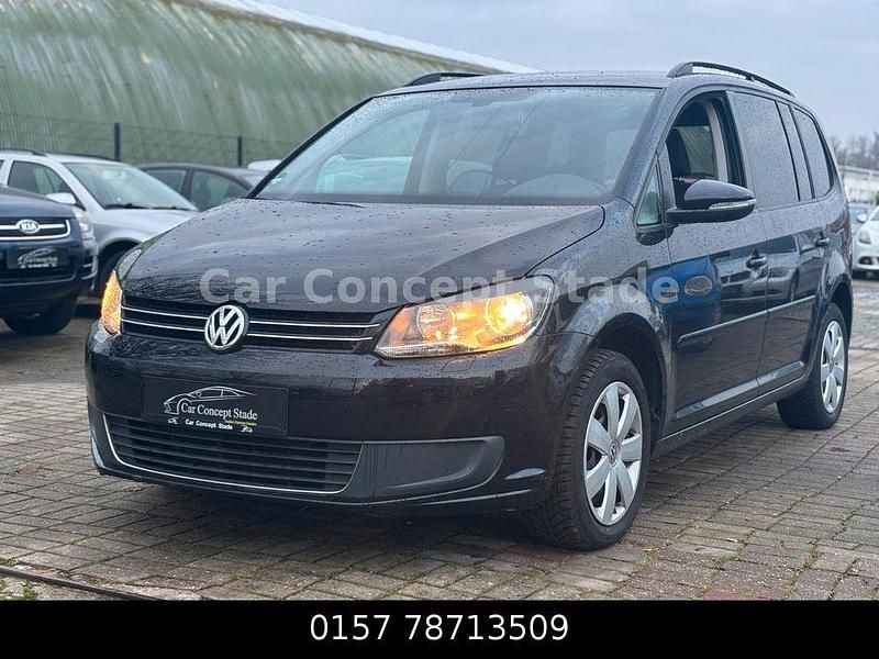 Gebraucht VW Touran Comfortline 105 PS (77 kW) 2011 Schwarz Van / Kleinbus