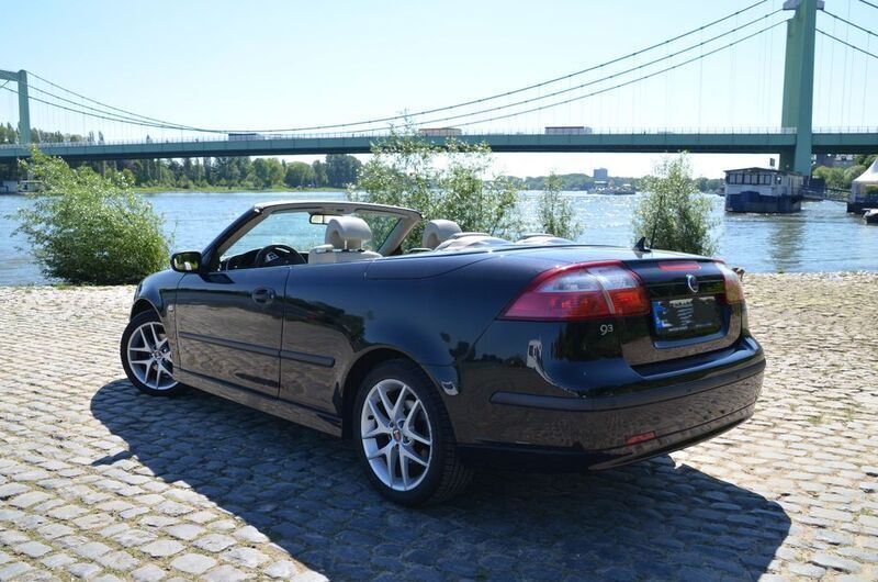 Schwarz Gebraucht 2007 Saab 9-3 Cabriolet Cabrio | 4.999 € (Fairer Preis) - Bild 1/4