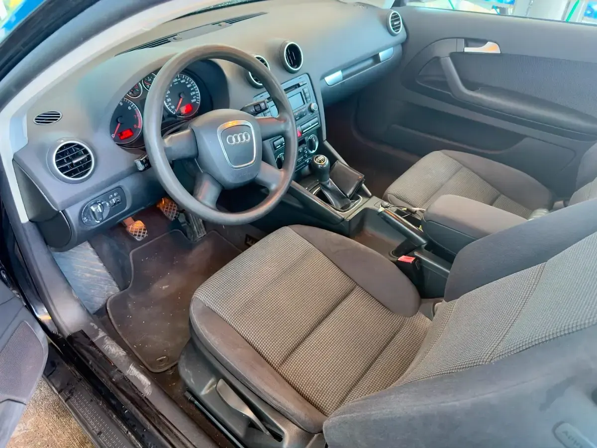 Gebraucht Audi A3 102 PS (75 kW) 2008 Schwarz Kleinwagen