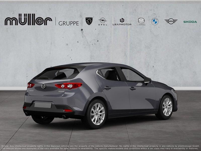 Neu Mazda 3 Exclusive 140 PS (102 kW) 2026 Grau Limousine