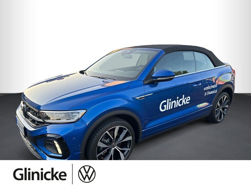 Ravennablau metallic Gebraucht 2024 VW T-Roc Cabriolet R-line Cabrio | 35.670 € (Fairer Preis) - Bild 1/4