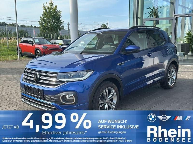 Blau Gebraucht 2022 VW T-Cross R-line SUV | 23.940 € (Guter Preis) - Bild 1/4