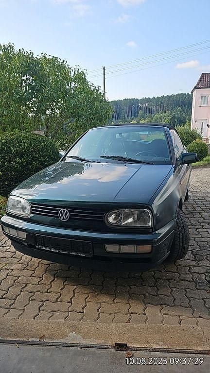 Grün Gebraucht 1999 VW Golf Cabriolet Classicline Cabrio | 1.250 € (Superpreis) - Bild 1/4