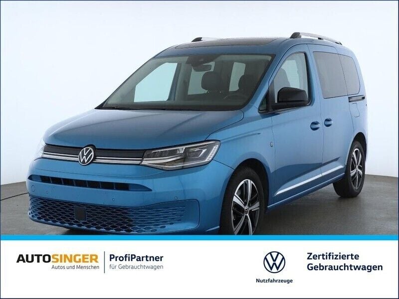 Gebraucht VW Caddy Style 122 PS (89 kW) 2023 Costa azul metallic Van / Kleinbus