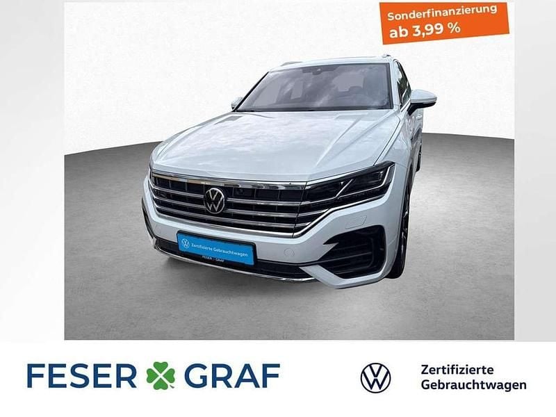 Gebraucht VW Touareg R-line 340 PS (250 kW) 2022 Oryxweiß perlmutteffekt SUV