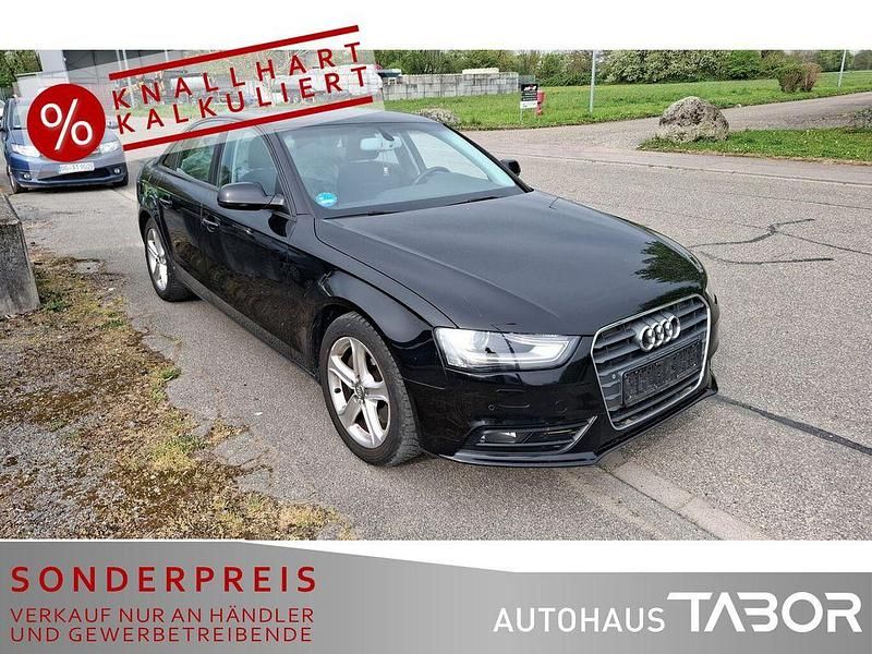 Brillantschwarz Gebraucht 2014 Audi A4 Ambition Limousine | 7.285 € (Guter Preis) - Bild 1/4