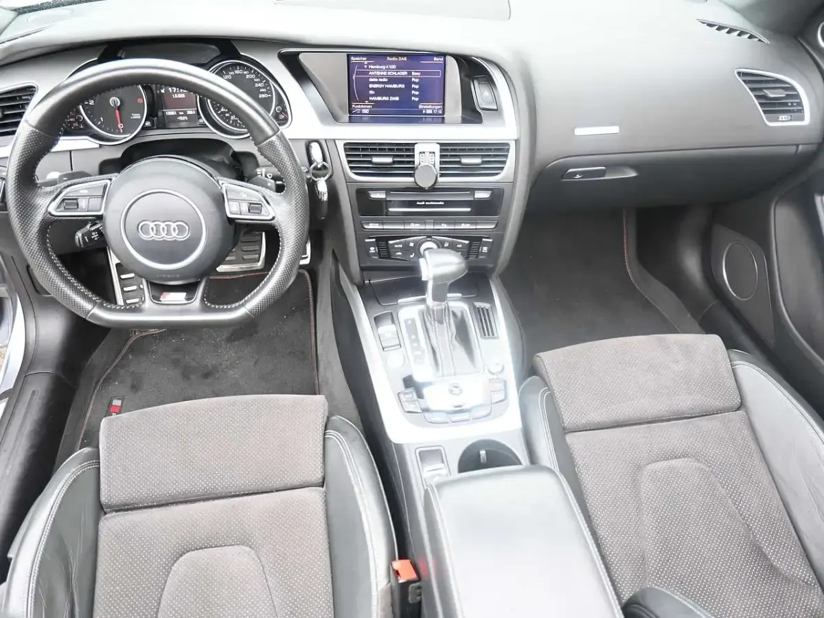Usata Audi A5 Cabriolet S-Line 218 CV (160 kW) 2018 Grigio Cabrio