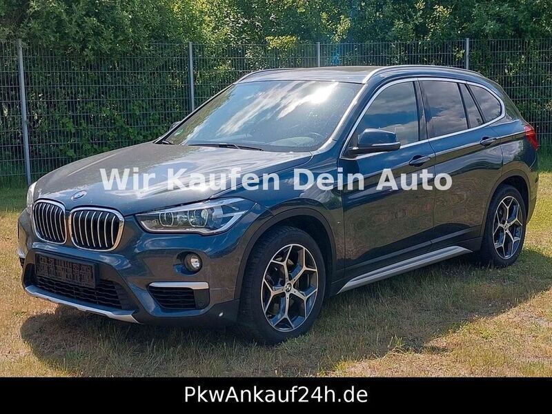 Atlantikgrau metallic Gebraucht 2018 BMW X1 xLine SUV | 18.200 € (Guter Preis) - Bild 1/4