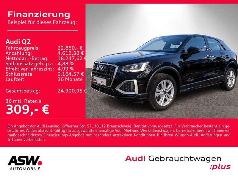 Gebraucht Audi Q2 S-Line 150 PS (110 kW) 2021 Brillantschwarz SUV