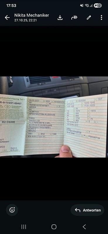 Gebraucht Skoda Fabia 75 PS (55 kW) 2007 Silber Kleinwagen