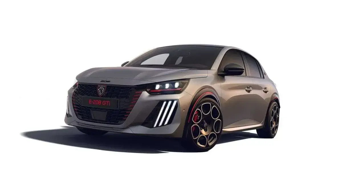 Neu Peugeot e-208 GTi 206 kW (281 PS) 2026 Okenit weiß Kleinwagen