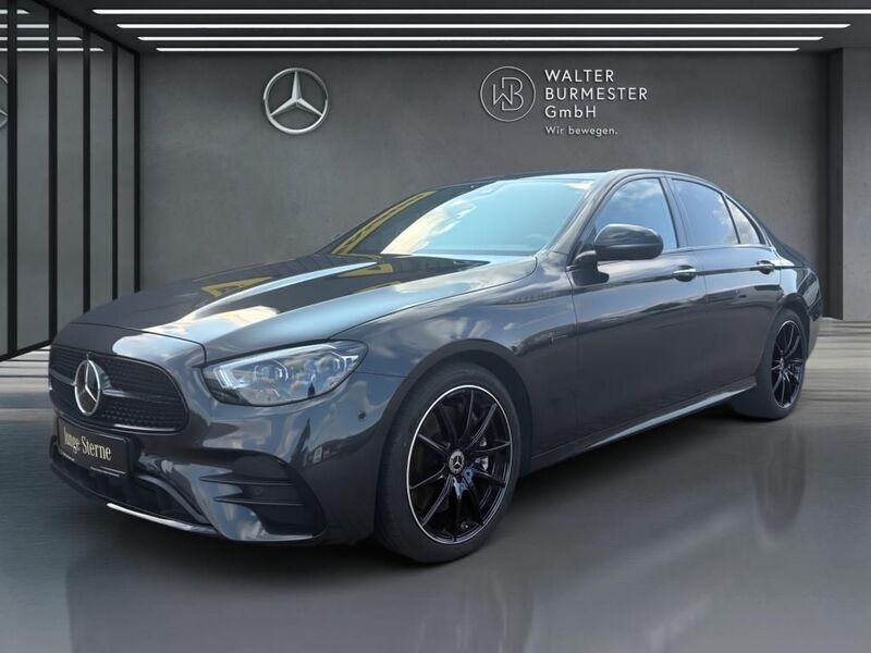 Metalliclack graphitgrau Gebraucht 2023 Mercedes E300 AMG Limousine | 52.490 € (Etwas zu teuer) - Bild 1/4