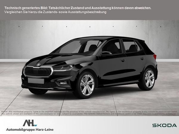 Schwarz Gebraucht 2024 Skoda Fabia Drive Kleinwagen | 23.040 € (Fairer Preis) - Bild 1/4