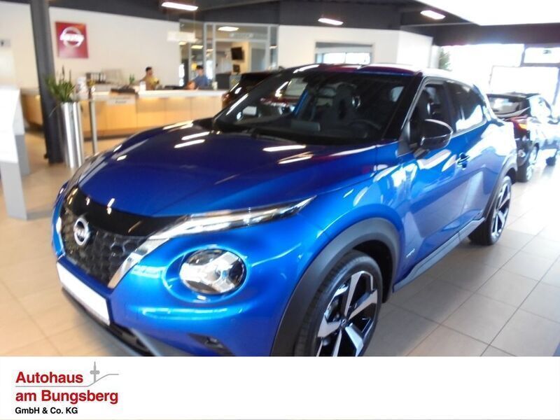 Blau Gebraucht 2022 Nissan Juke Tekna SUV | 26.990 € (Fairer Preis) - Bild 1/4
