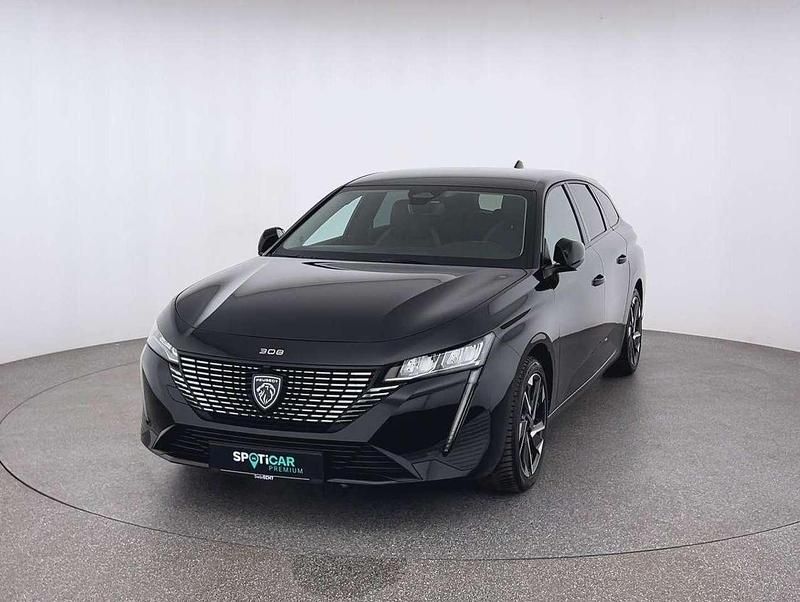 Schwarz (metallic) Gebraucht 2023 Peugeot 308 Allure Kombi | 23.970 € (Guter Preis) - Bild 1/4