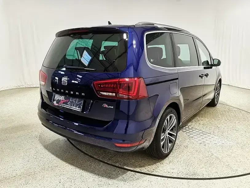 Gebraucht Seat Alhambra FR-Line 150 PS (110 kW) 2021 "atlantic" blau Van / Kleinbus