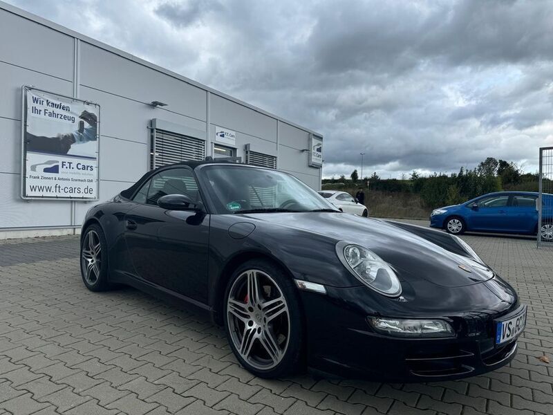 Schwarz Gebraucht 2007 Porsche 911 Carrera S Cabriolet Cabrio | 54.900 € (Fairer Preis) - Bild 1/4