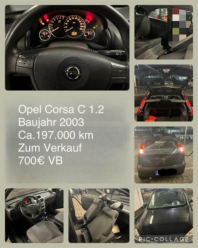 Gebraucht Opel Corsa 75 PS (55 kW) 2003 Schwarz Kleinwagen