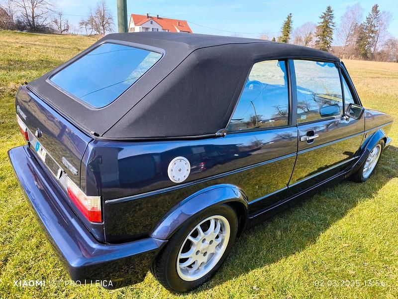 Blau Gebraucht 1992 VW Golf Cabriolet Cabrio | 11.399 € - Bild 1/4