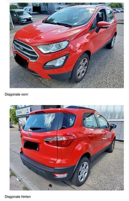 Rot Gebraucht 2018 Ford Ecosport Cool & Connect SUV | 13.500 € (Guter Preis) - Bild 1/4