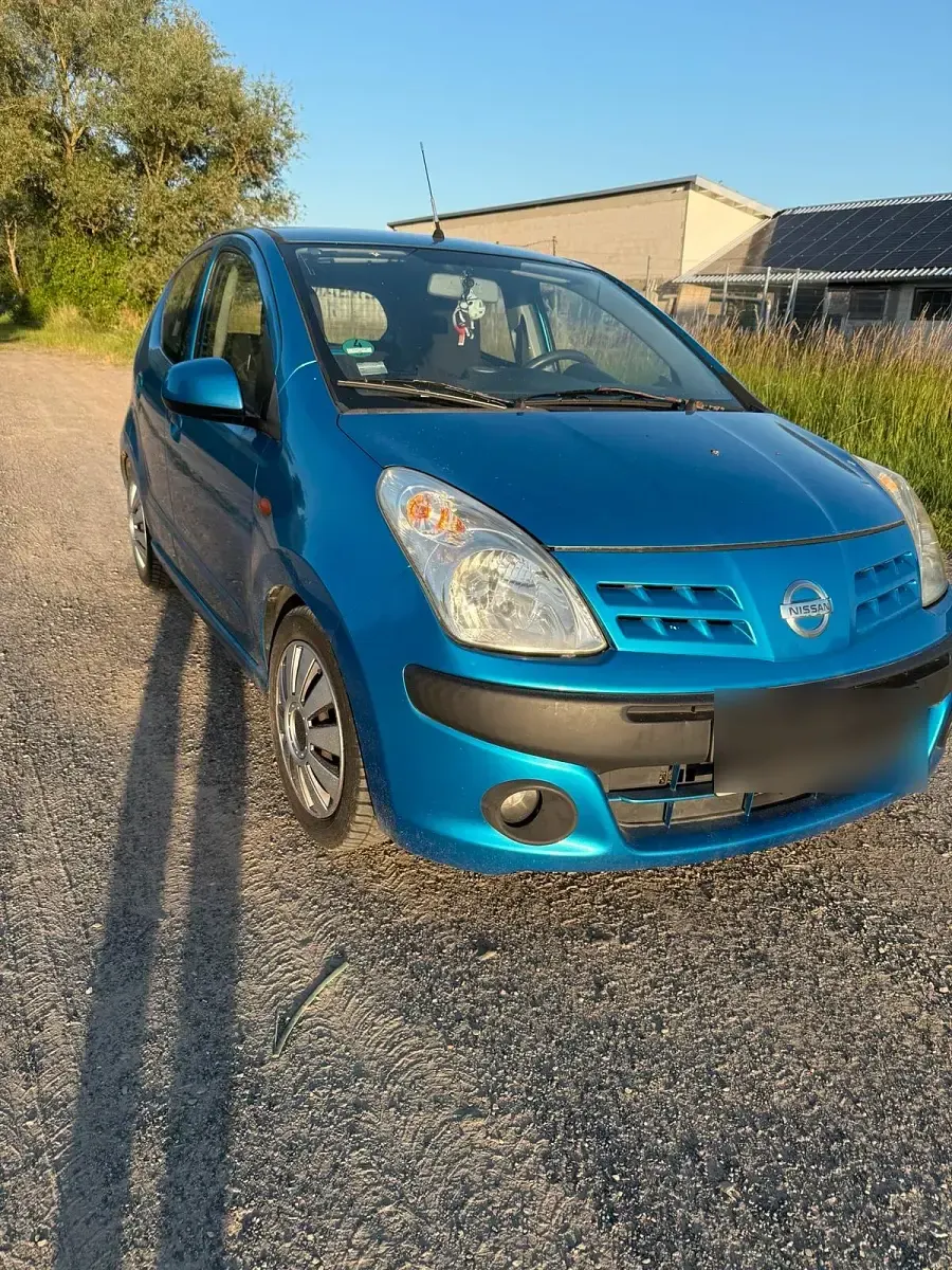 Gebraucht Nissan Pixo 50 PS (36 kW) 2009 Blau Kleinwagen