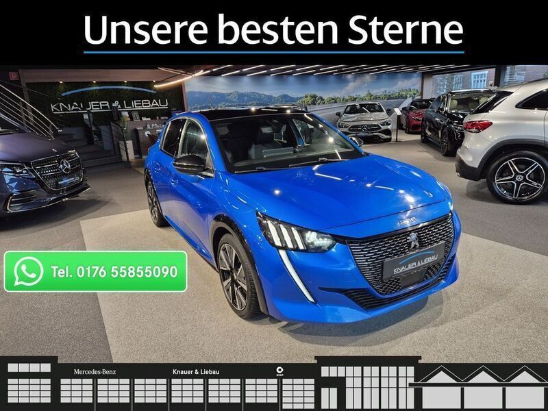 Blau Gebraucht 2021 Peugeot 208 GT Kleinwagen | 17.660 € (Fairer Preis) - Bild 1/4