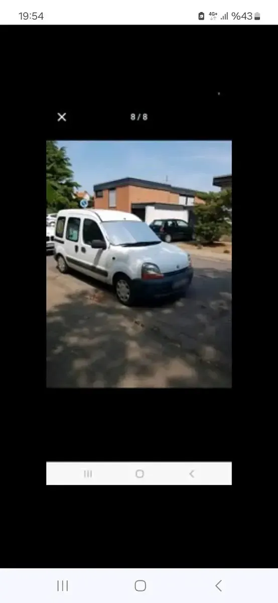 Gebraucht Renault Kangoo 2004 Weiß Van / Kleinbus