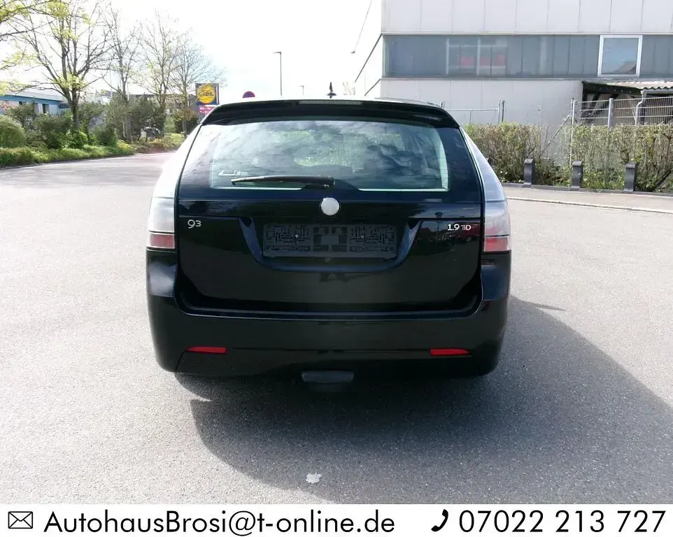 Gebraucht Saab 9-3 Linear 150 PS (110 kW) 2008 Schwarz Kombi