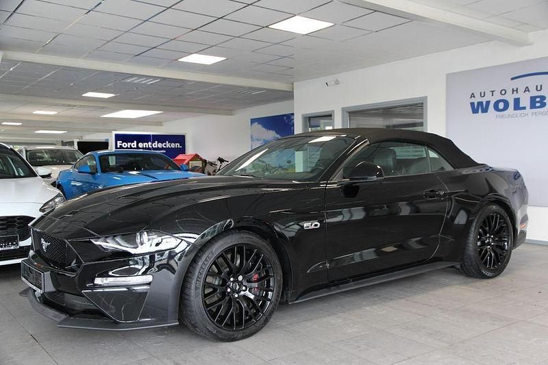 Schwarz Gebraucht 2020 Ford Mustang GT Convertible Cabrio | 44.500 € (Fairer Preis) - Bild 1/1