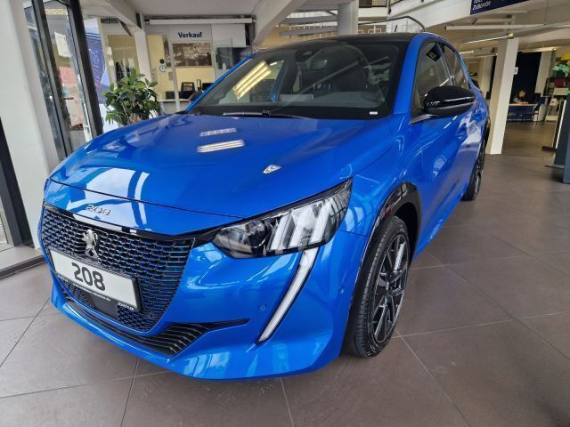 Blau Gebraucht 2024 Peugeot e-208 GTi Kleinwagen | 24.990 € (Etwas zu teuer) - Bild 1/4