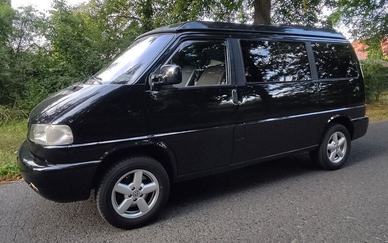 Schwarz Gebraucht 2002 VW T4 California Van | 22.999 € (Etwas zu teuer) - Bild 1/4