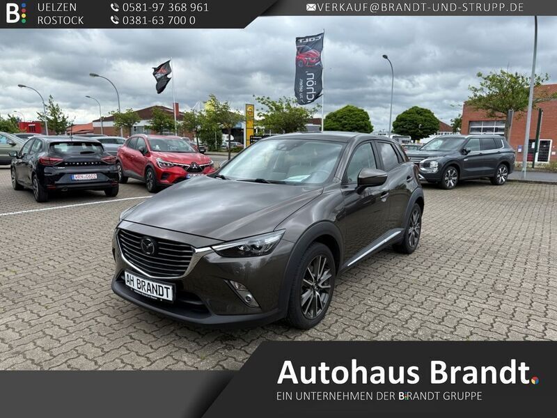 Grau Gebraucht 2015 Mazda CX-3 Sports-Line SUV | 16.490 € (Fairer Preis) - Bild 1/4
