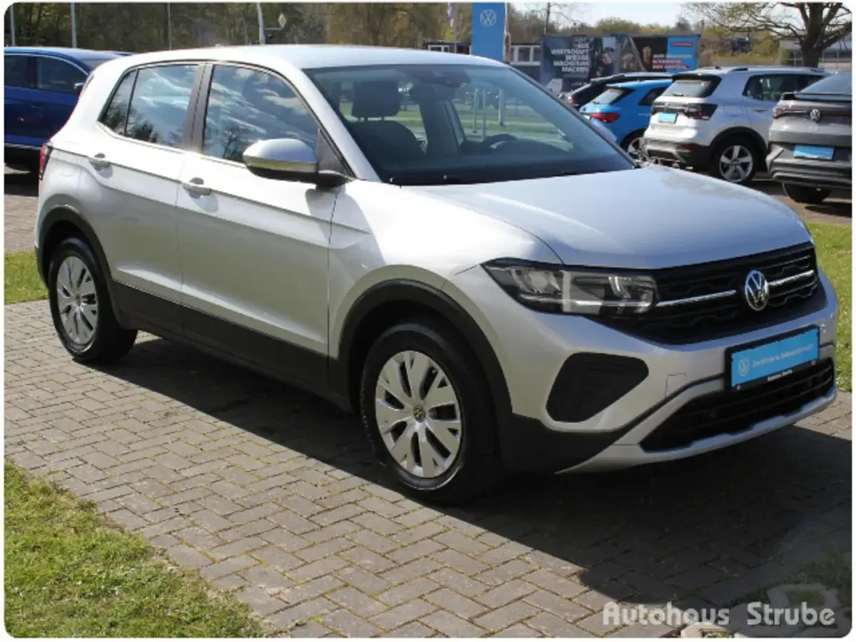 Gebraucht VW T-Cross Basis 95 PS (69 kW) 2025 Silber SUV