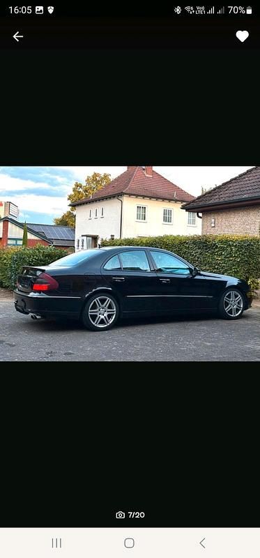 Gebraucht Mercedes E350 AMG 272 PS (200 kW) 2007 Schwarz Limousine