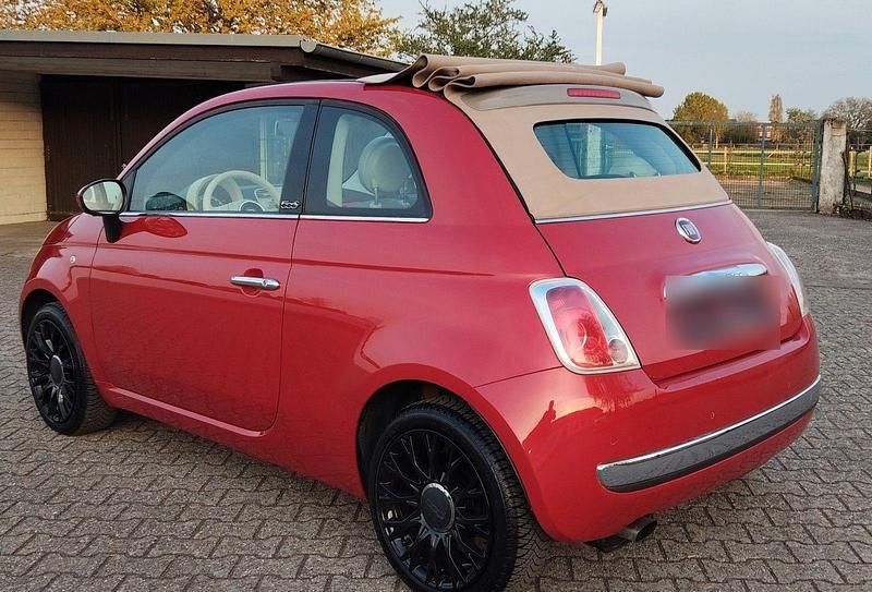 Second-hand Fiat 500C 69 CP (50 kW) 2009 Roșu Cabrio