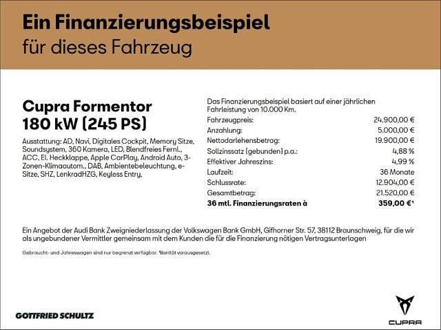 Gebraucht Cupra Formentor VZ 245 PS (180 kW) 2021 Grau SUV