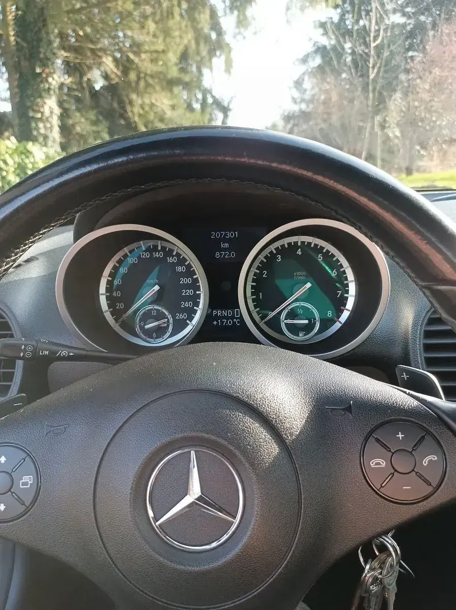 Second-hand Mercedes SLK350 305 CP (224 kW) 2009 Argintiu Cabrio