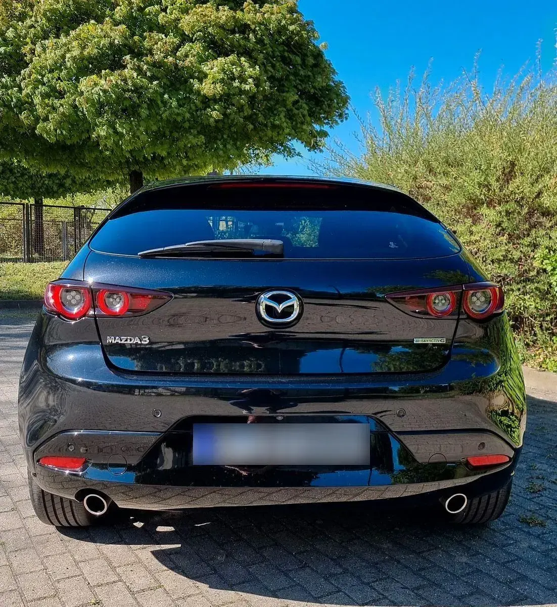 Gebraucht Mazda 3 Selection 122 PS (89 kW) 2021 Schwarz Limousine