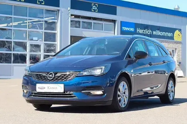 Gebraucht Opel Astra Elegance 110 PS (80 kW) 2021 Blau Kombi